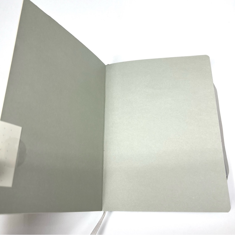 Bullet Journal Hardcover Dotted Gridded Notebook Customizable Bujo Marble Gray - Picture 3 of 16
